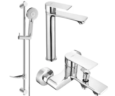 Zdjęcie produktu dla Mexen Royo DF40 zestaw wannowy, chrom - 72213DF40-00