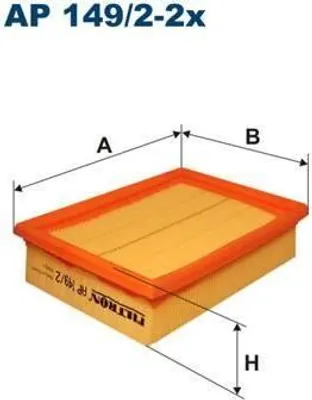 Produktbild von Luftfilter FILTRON AP 149/2-2x
