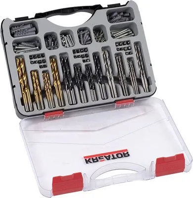 Produktbild von Kreator Krt012802 Mehrzweck-bohrer-set 275 Stücke Durchsichtig  Durchsichtig One Size