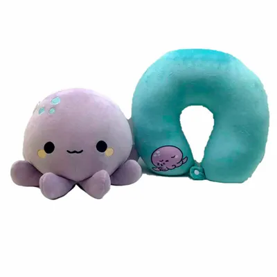 Immagine prodotto di Cuscino da viaggio Adoramals Octopus Swapseazzz + Plü schtier