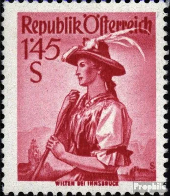 Produktbild von Briefmarken Österreich 1948 Mi 915 postfrisch Trachtenserie