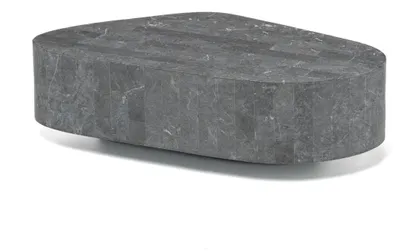 Obrázek produktu pro Trapezio - konferenční stolek (100 x 52 x 28 h) z šedého fosilního kamene