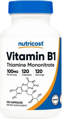 Immagine prodotto di Nutricost | Vitamin B1 Thiamine Mononitrate 100 mg