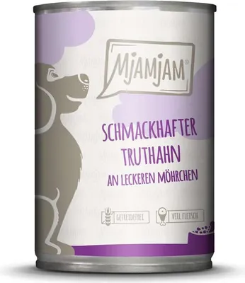 Immagine prodotto di Mjamjam delizioso tacchino con gustose carote 400 g