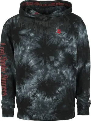 Produktbild von Rock Rebel by EMP Herren grauer Kapuzenpullover im Batik-Look XL