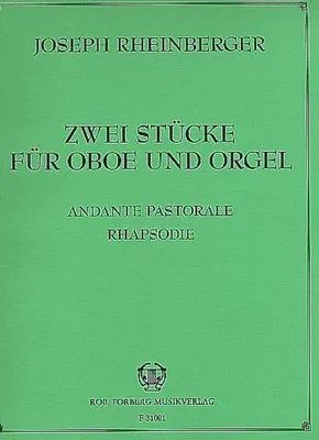 Produktbild von Noten für Oboe und Orgel, 2 Stücke: Andante pastorale und Rhapsodie