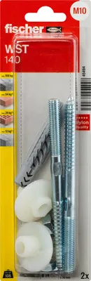 Image de Lot de 2 chevilles multi-matériaux avec vis nylon FISCHER Diam. 14 L.De 50 à 10