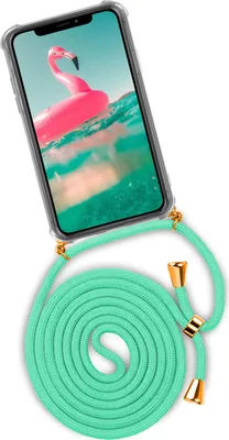 Produktbild von TWIST-Case + TWIST-Cord für iPhone Xs Max, Farbe:Icy Mint (Gold)