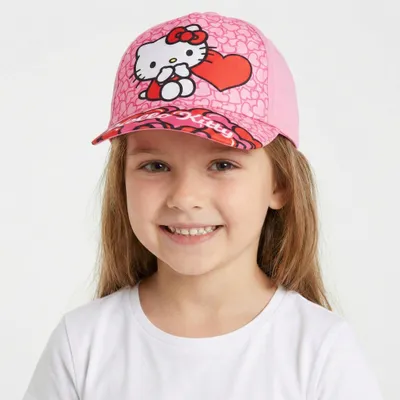 Produktbild von Hello Kitty Kinder Mädchen Basecap Baseball Kappe – Rosa / 54