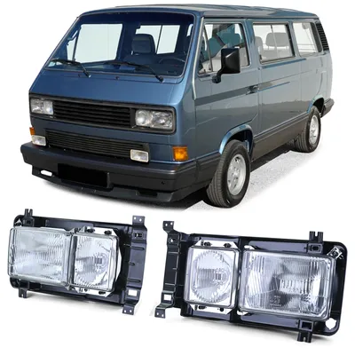 Produktbild von Scheinwerfer Doppelscheinwerfer links/rechts für VW T3 1979-1992 Eckige