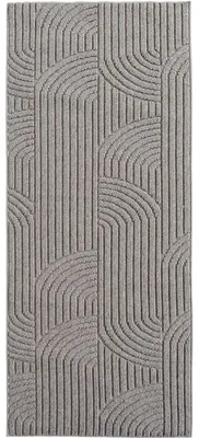 Imagen del producto de Helix Org alfombra pelo corto corredor 80x250cm plata