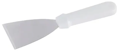 Produktbild von Bratenspachtel, Bratenwender, Edelstahl mit Kunststoffgriff, verschiedene Größen wählbar : 12 cm x 8 cm Variante: 12 cm x 8 cm