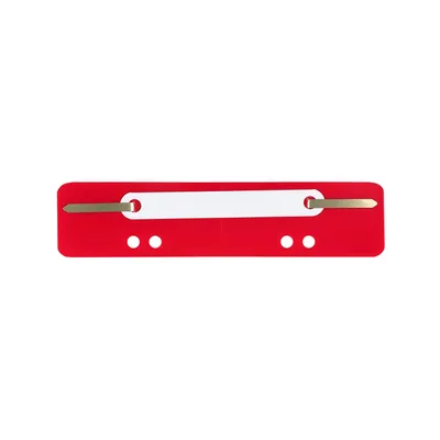 Zdjęcie produktu dla ELBA 100555016 Heftstreifen PP rot kurz 35 x 150 mm PP-Deckleiste