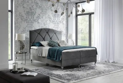 Produktbild von Boxspringbett Schlafzimmerbett DURMUS 160x200cm in div. Farbvarianten