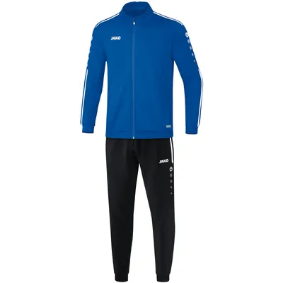 Produktbild von Jako Fußball Trainingsanzug Polyester Striker 2.0 Kinder Sportanzug Jacke Hose blau weiß Gr 116