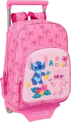 Produktbild von Safta Stitch Chill Rucksack Mit Rollen Rosa  Rosa One Size