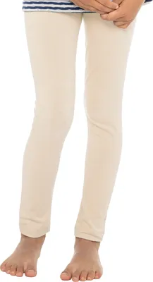 Produktbild von Celodoro Kinder Leggings, stretchige Jersey Hose aus Baumwolle - Beige 146-152