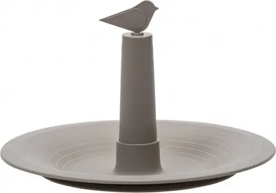Immagine prodotto di PLASTIA s.r.o. Mangiatoia per uccelli FINCH, grigio-beige