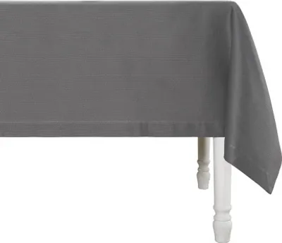 Zdjęcie produktu dla obrus Kalahari170 x 220 cm bawełniany ciemnoszary