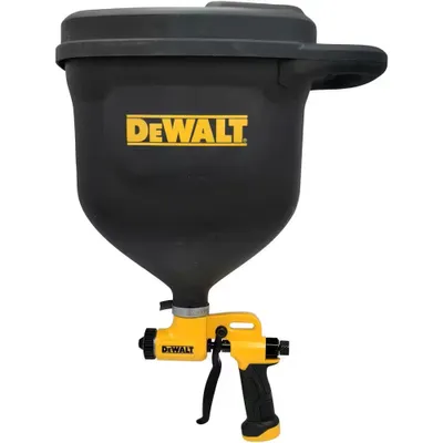 Produktbild von DEWALT Texturpistole Wände Decken 3 Spritzdüsen Trichter 6,6L Sprühgerät 2-305