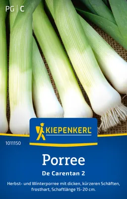 Produktbild von Kiepenkerl Porreesamen De Carentan 2 Allium porrum 150 Pflanzen