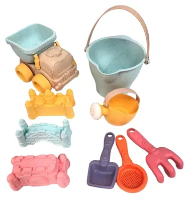 Image de Ensemble de jeu de bac à sable portable pour tout-petits et enfants en bas âge