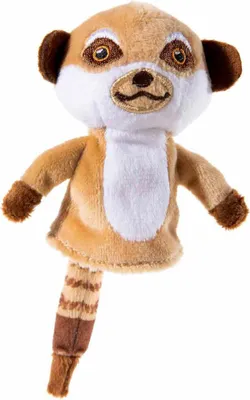 Produktbild von Heunec Fingerpuppe Erdmännchen, Spielpuppe, Finger Puppe, Spielzeug, 9 cm, 392472