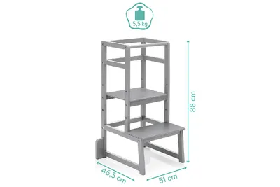 Produktbild von Fillikid Lernturm, Design:Grau