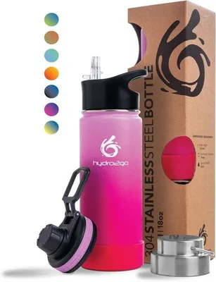 Productafbeelding van 500ml Waterfles met 3 Drinkdopjes