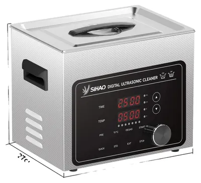 Produktbild von Ultraschallreinigungsmaschine, 40KHz Frequenz, Digitaler Heiztimer, 10L