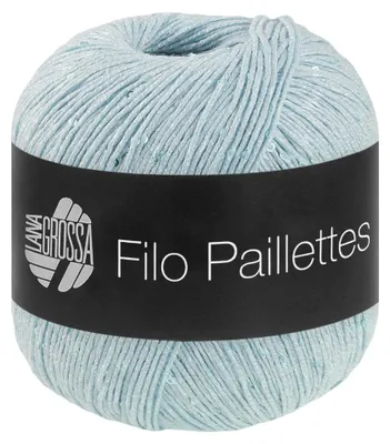 Produktbild von Lana Grossa - Filo Paillettes 0009 eisblau