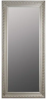 Image de Casa Padrino Miroir mural baroque argenté 72 x h. 162 cm - Miroir fait main de style baroque