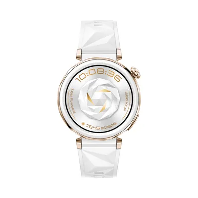 Produktbild von Huawei WATCH GT5 Pro 42mm 3.35 cm (1.32") AMOLED Digital 466 x 466 pixels White GPS (satellite)