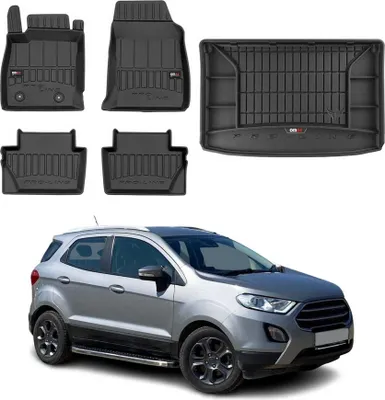 Image de OMAC Tapis & bac de coffre Set pour Ford Ecosport 2017-2024 Caoutchouc supérieur 5x