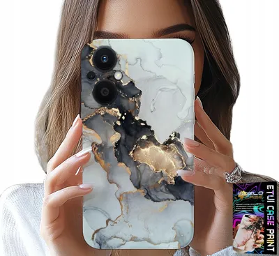 Zdjęcie produktu dla Etui Do Oppo Reno8 Lite 5G - Elegancki Marmurek Modne Kobiece Wzory