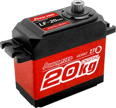 Image de Power HD LF-20MG, servomoteur robotique à rotation de 270°, 20 kg de couple, 0,16 seconde par degré, 6,0 V