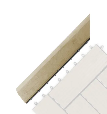 Obrázek produktu pro G21 Přechodová lišta G21 Cumaru pro WPC dlaždice, 38,5 x 7,5 cm rohová (levá) G21-63910067