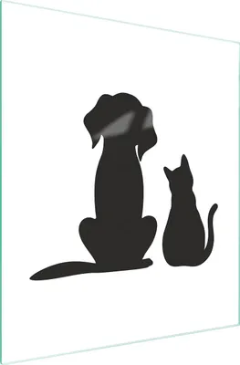 Immagine prodotto di Tagliere in vetro 45x52 animali