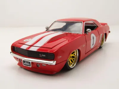 Immagine prodotto di Jada Toys 36151 Chevrolet Camaro #1 1969 rot Fast & Furious 1:24