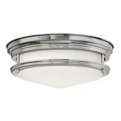 Produktbild von Elstead Hadrian Deckenleuchte E27 2-fach Chrom Weiß IP44