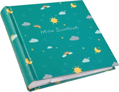 Produktbild von Einsteckalbum Sunshine, 200 Fotos 10 x 15 cm, buchgebunden, 3 Farben sortiert