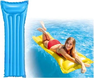 Produktbild von Aufblasbare Badematratze 183 x 69 cm Blau