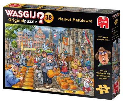 Produktbild von Wasgij Original 38 - Market Meltdown! - 1000 Teile NEU