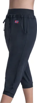 Zdjęcie produktu dla Nebulus spodnie szorty 3/4 PEARLY, damskie, spodnie capri, spodnie letnie, P6762 - damskie, czarny, M/38