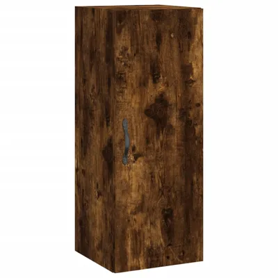 Obrázek produktu pro Nástěnná skříňka kouřový dub 34,5 x 34 x 90 cm kompozitní dřevo