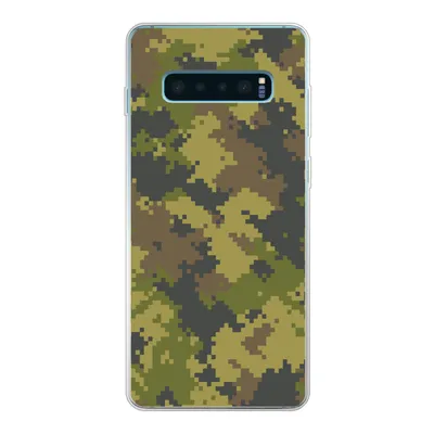Produktbild von MuchoWow® Handyhülle Schutzhülle Hülle für Samsung Galaxy S10 Lite Illustriertes Tarnmuster von Pixeln Silikon Softcase Handy Hülle - Schutz
