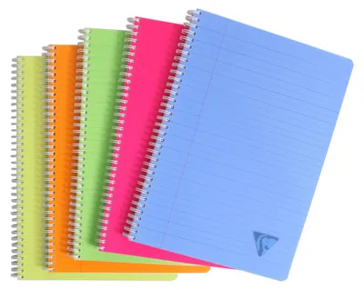 Produktbild von Clairefontaine Spiralbuch A4 Linicol lin m Rd 50Bl