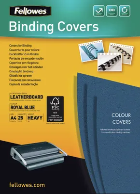 Produktbild von Fellowes 5373902, A4, Papier, Blau, 212 mm, 1 mm, 298 mm