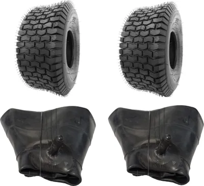 Produktbild von 2x Schlauch + 2x 20x8.00-8 Profil LG01 Rasenreifen Reifen für Rasentraktor Aufsitzmäher 20x8-8 Rasenmäherreifen