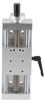 Linear-Schlitten 80x80 mm, Hub 100 mm, Aluminium, Präzisionsspindel